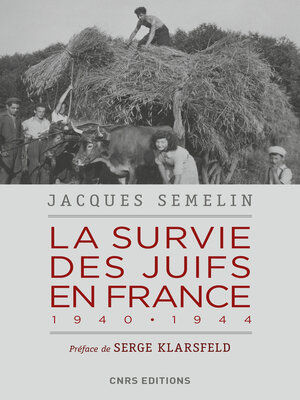 cover image of La survie des Juifs en France, 1940-1944